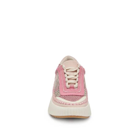 NEW DOLCE VITA women dolen platform sneakers in pink multi - Picture 4 of 8